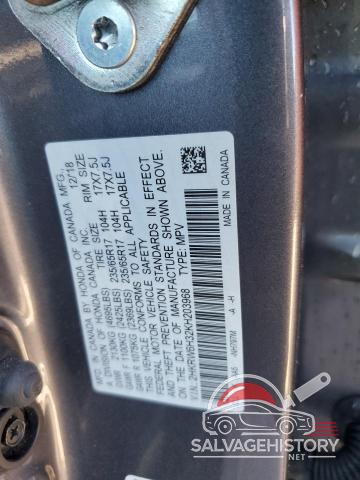 2HKRW6H32KH203968 2019 HONDA CRV photo no. 13