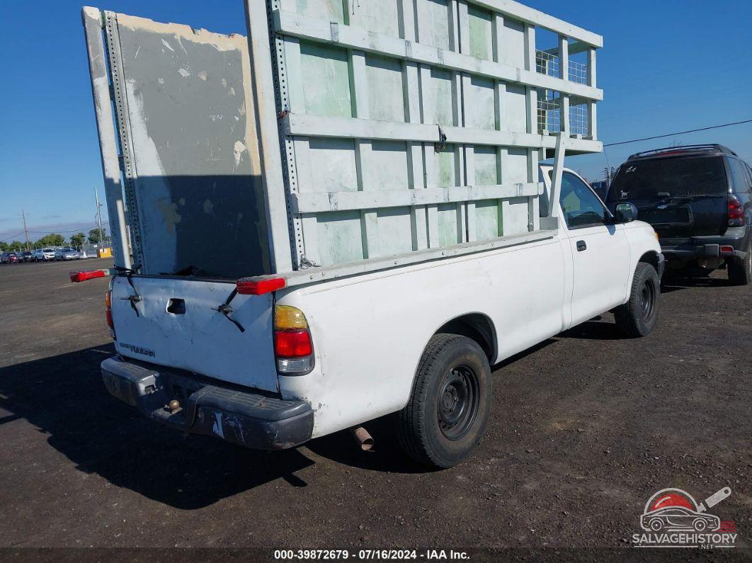 5TBJN3212YS114354 2000 TOYOTA TUNDRA photo no. 4