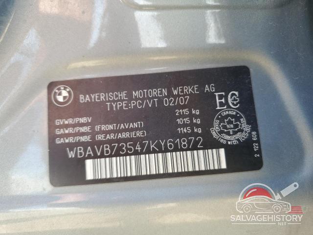 WBAVB73547KY61872 2019 05 335 I photo no. 12