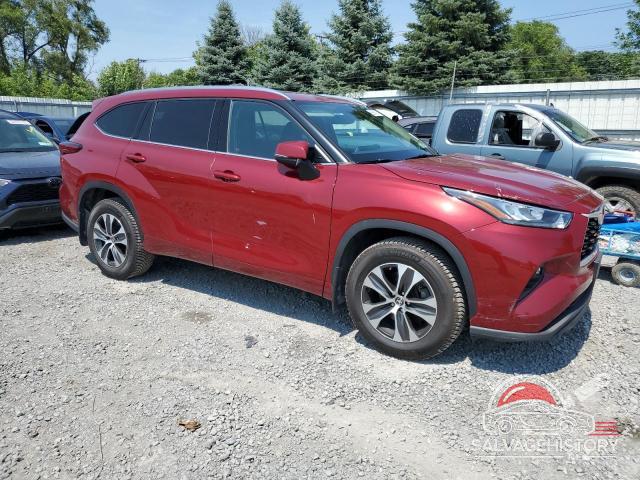 5TDGZRBH7LS036913 2020 TOYOTA HIGHLANDER photo no. 4