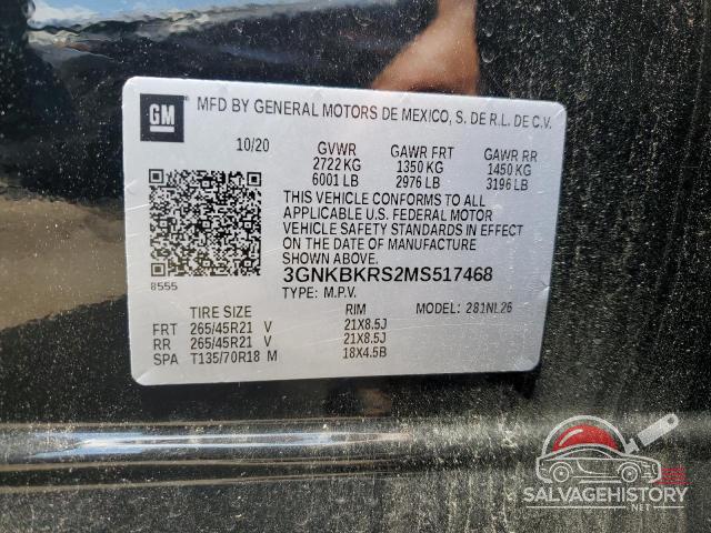 3GNKBKRS2MS517468 2021 CHEVROLET BLAZER photo no. 13