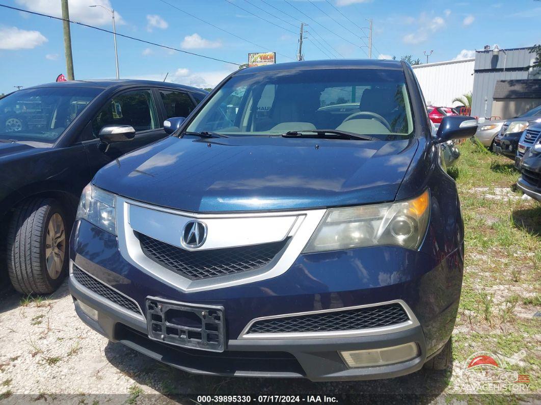 2HNYD2H34CH521489 2012 ACURA MDX photo no. 6