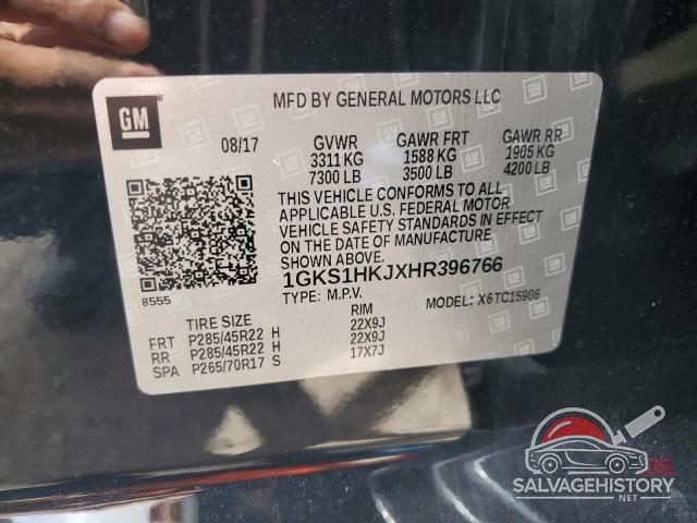 1GKS1HKJXHR396766 2017 GMC YUKON photo no. 13