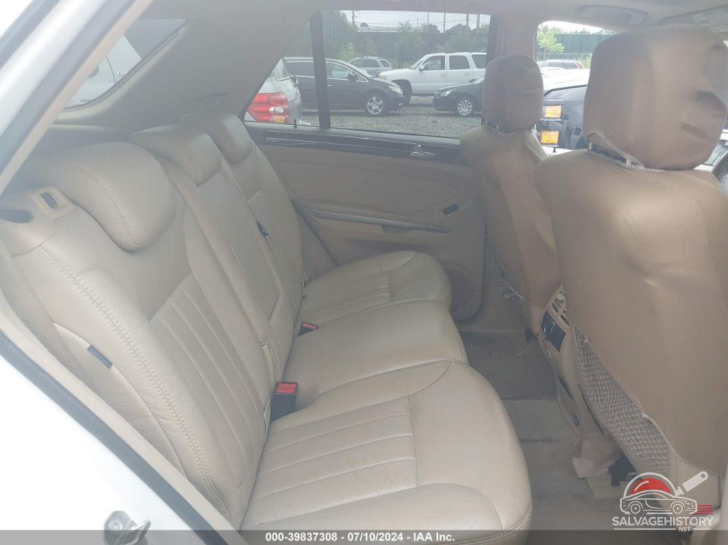 4JGBB86EX7A234926 2007 MERCEDES-BENZ ML 350 photo no. 8