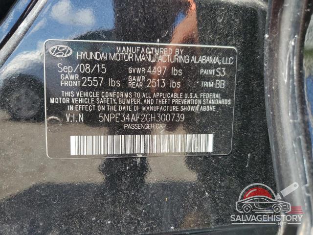 5NPE34AF2GH300739 2016 HYUNDAI SONATA photo no. 12