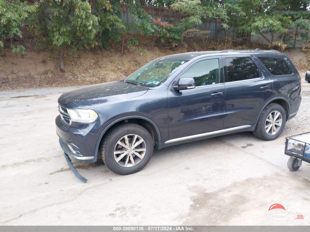1C4RDJDG4GC446668 2016 DODGE DURANGO photo no. 2