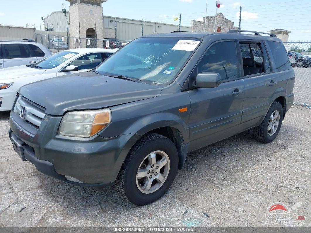 5FNYF28678B002640 2008 HONDA PILOT photo no. 2