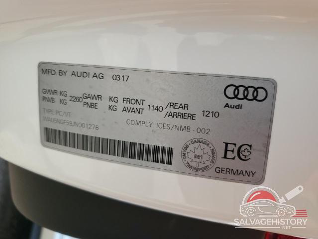 WAU5NGF59JN001278 2018 AUDI A5 photo no. 13