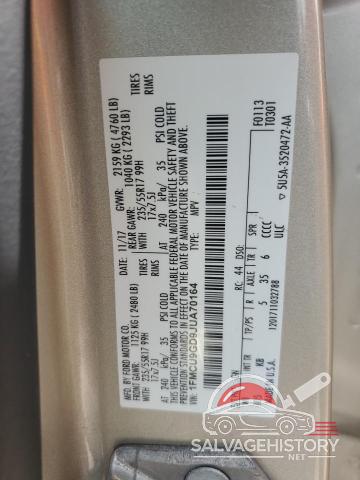 1FMCU9GD9JUA70164 2018 FORD ESCAPE photo no. 13