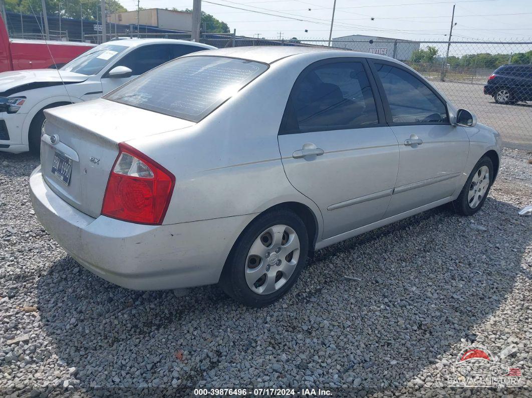 KNAFE121665289613 2006 KIA SPECTRA photo no. 4