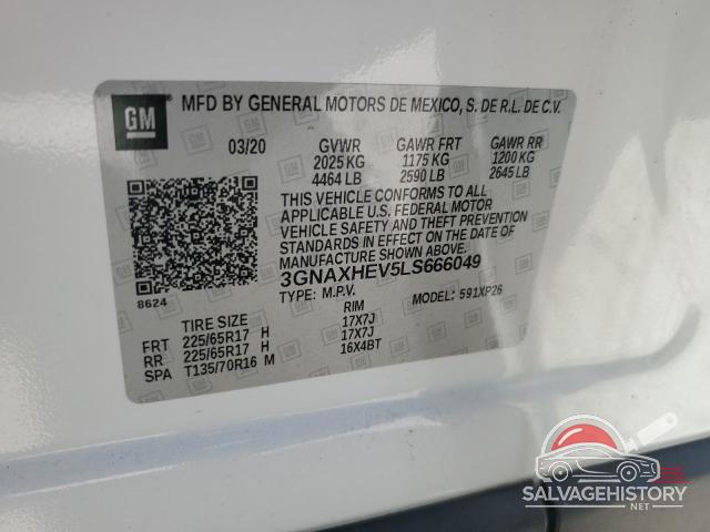 3GNAXHEV5LS666049 2020 CHEVROLET EQUINOX photo no. 13