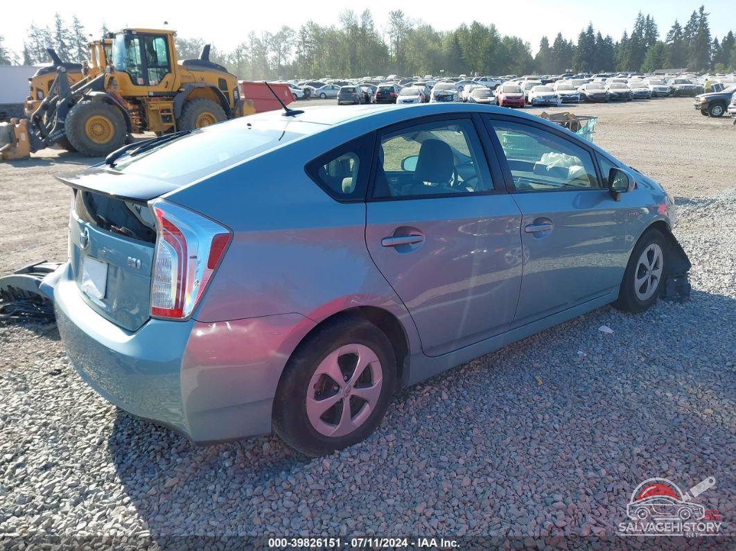 JTDKN3DU9F1901492 2015 TOYOTA PRIUS photo no. 4