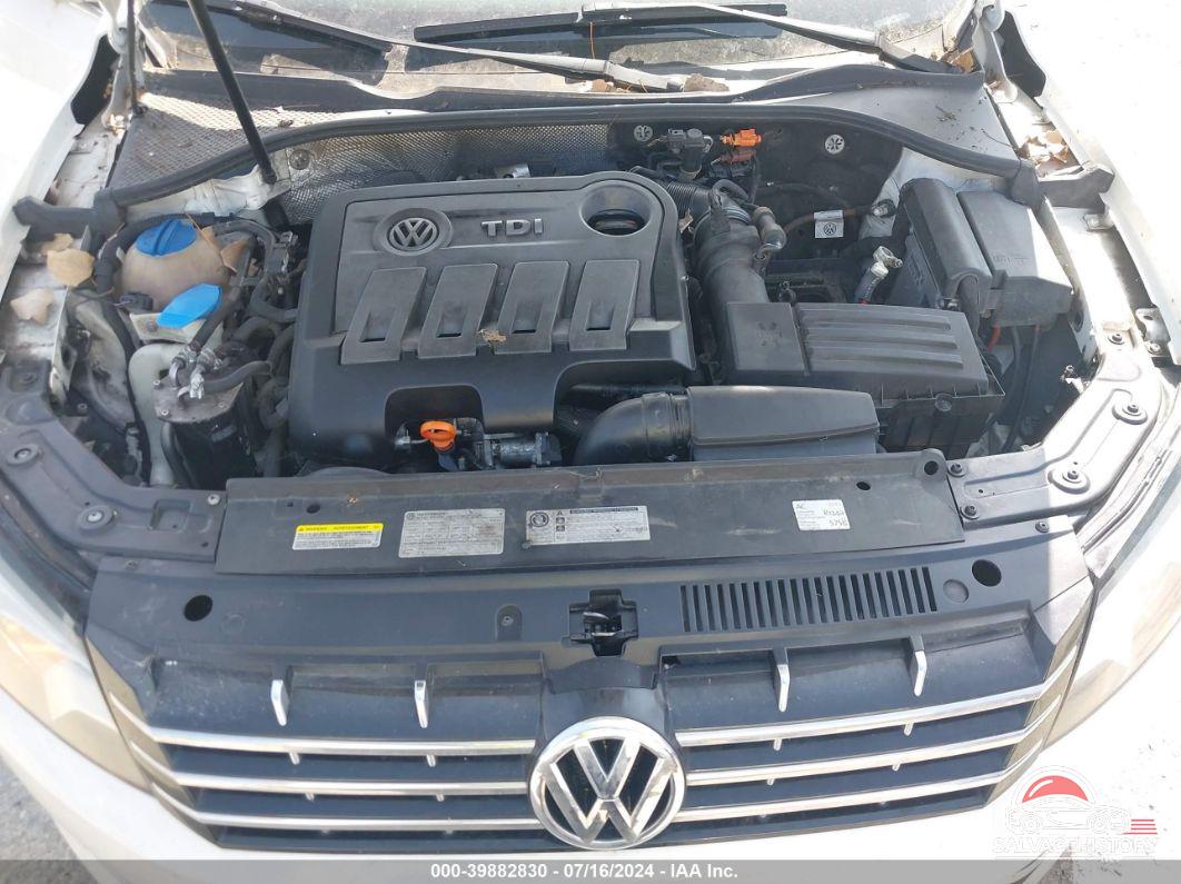 1VWCN7A35DC122144 2013 VOLKSWAGEN PASSAT photo no. 10