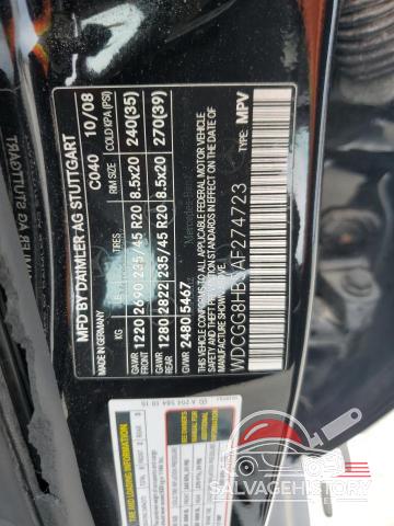 WDCGG8HB5AF274723 2010 MERCEDES-BENZ GLK-CLASS photo no. 12