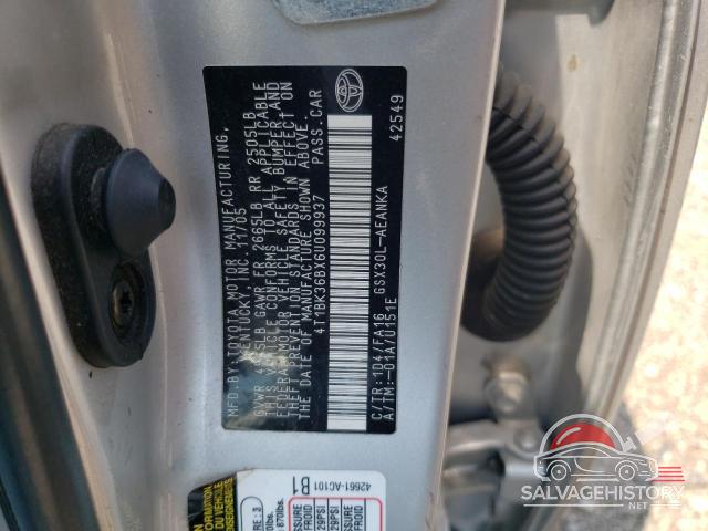 4T1BK36BX6U099937 2006 TOYOTA AVALON photo no. 12