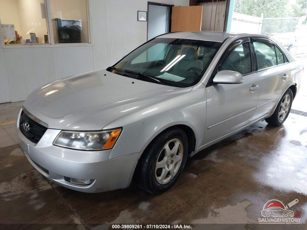 5NPEU46F76H039919 2006 HYUNDAI SONATA photo no. 2