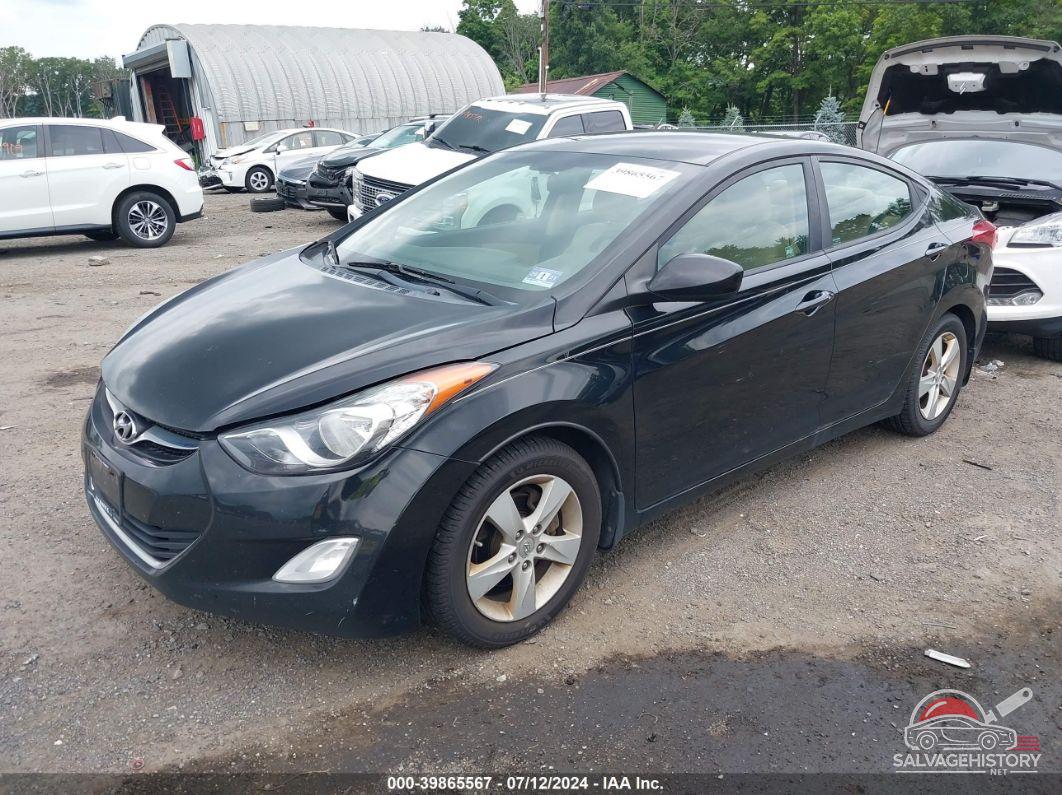 KMHDH4AE4CU378424 2012 HYUNDAI ELANTRA photo no. 2