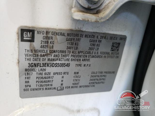3GNFL3EK9DS508549 2013 CHEVROLET CAPTIVA photo no. 14