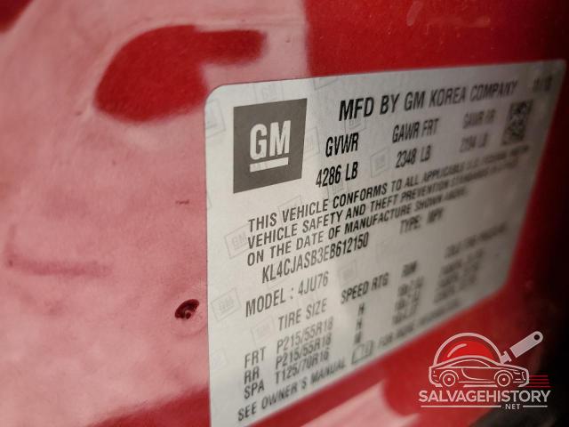 KL4CJASB3EB612150 2014 BUICK ENCORE photo no. 13