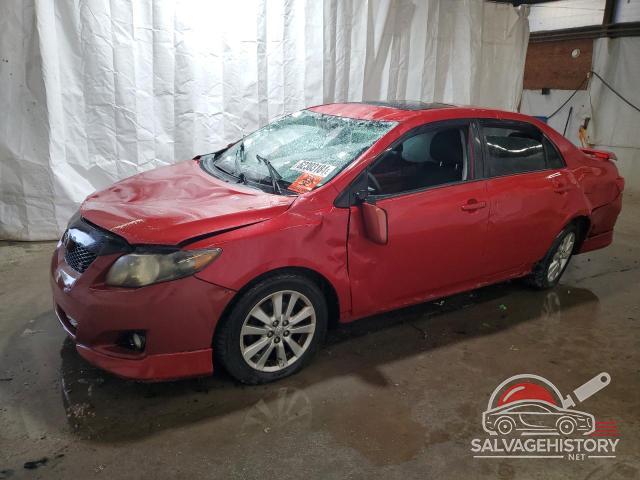 2T1BU40E69C135115 2009 TOYOTA COROLLA photo no. 9