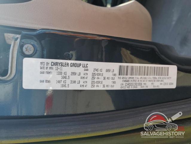2C4RDGDG1CR219538 2012 DODGE CARAVAN photo no. 13