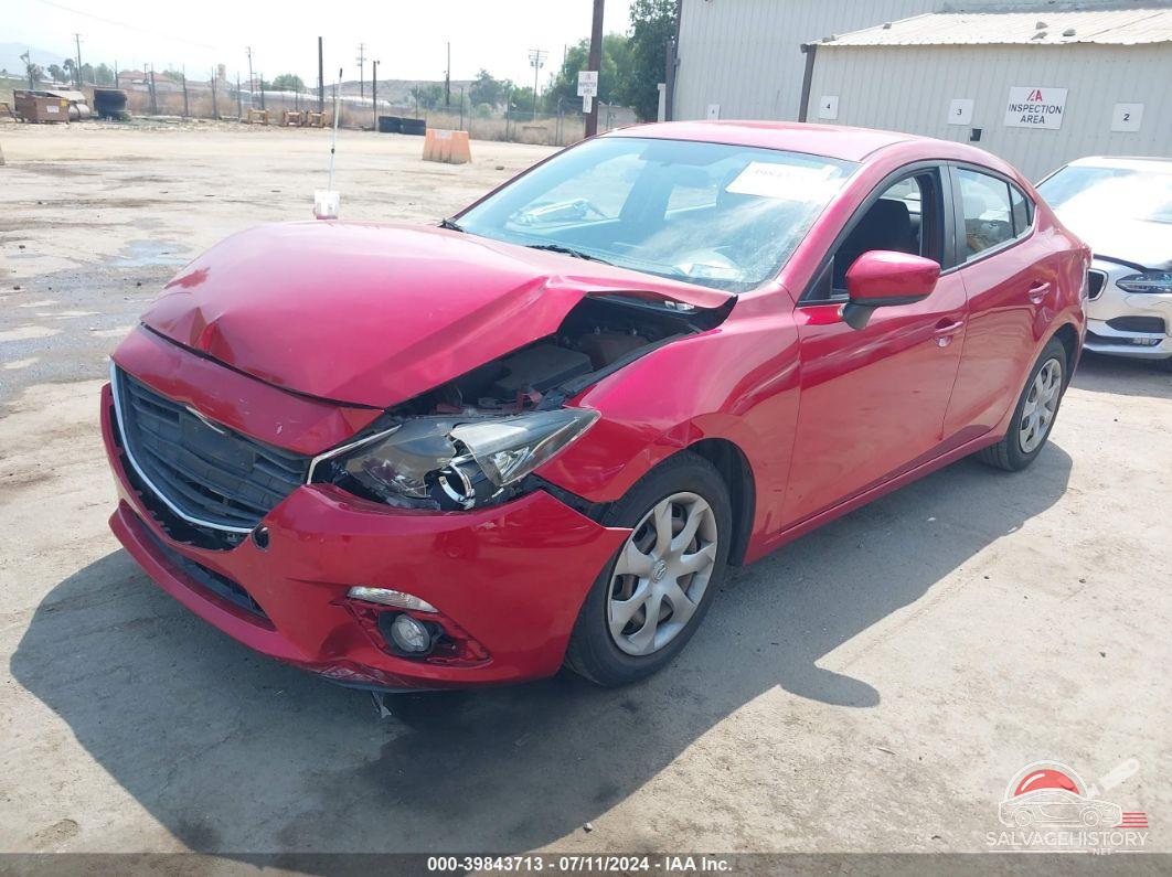 JM1BM1U76E1137911 2014 MAZDA 3 photo no. 2