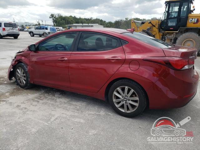 5NPDH4AE3GH704329 2016 HYUNDAI ELANTRA photo no. 2