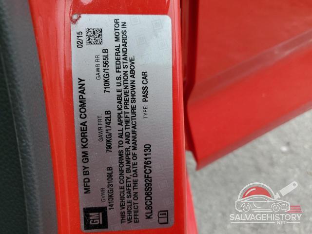 KL8CD6S92FC761130 2015 CHEVROLET SPARK photo no. 12