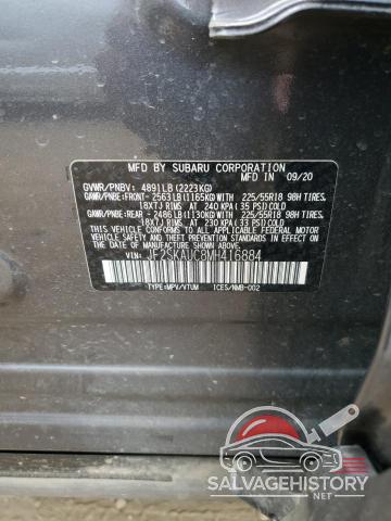 JF2SKAUC8MH416884 2021 SUBARU FORESTER photo no. 13