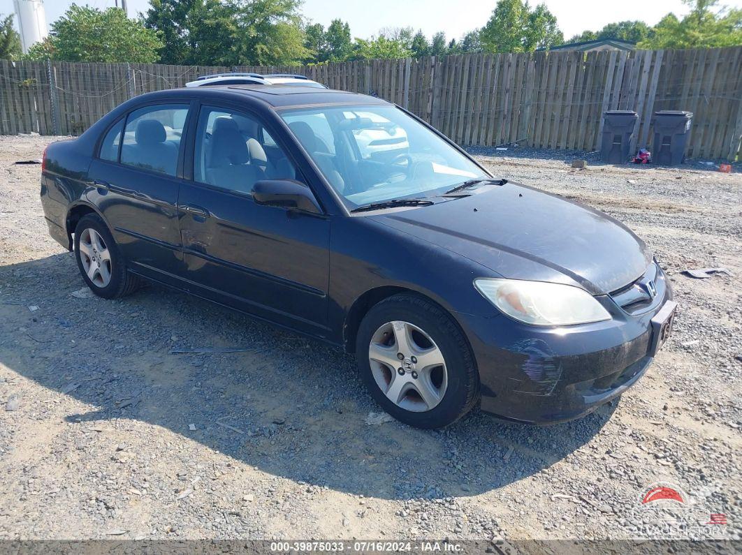 2HGES26744H507504 2004 HONDA CIVIC photo no. 1
