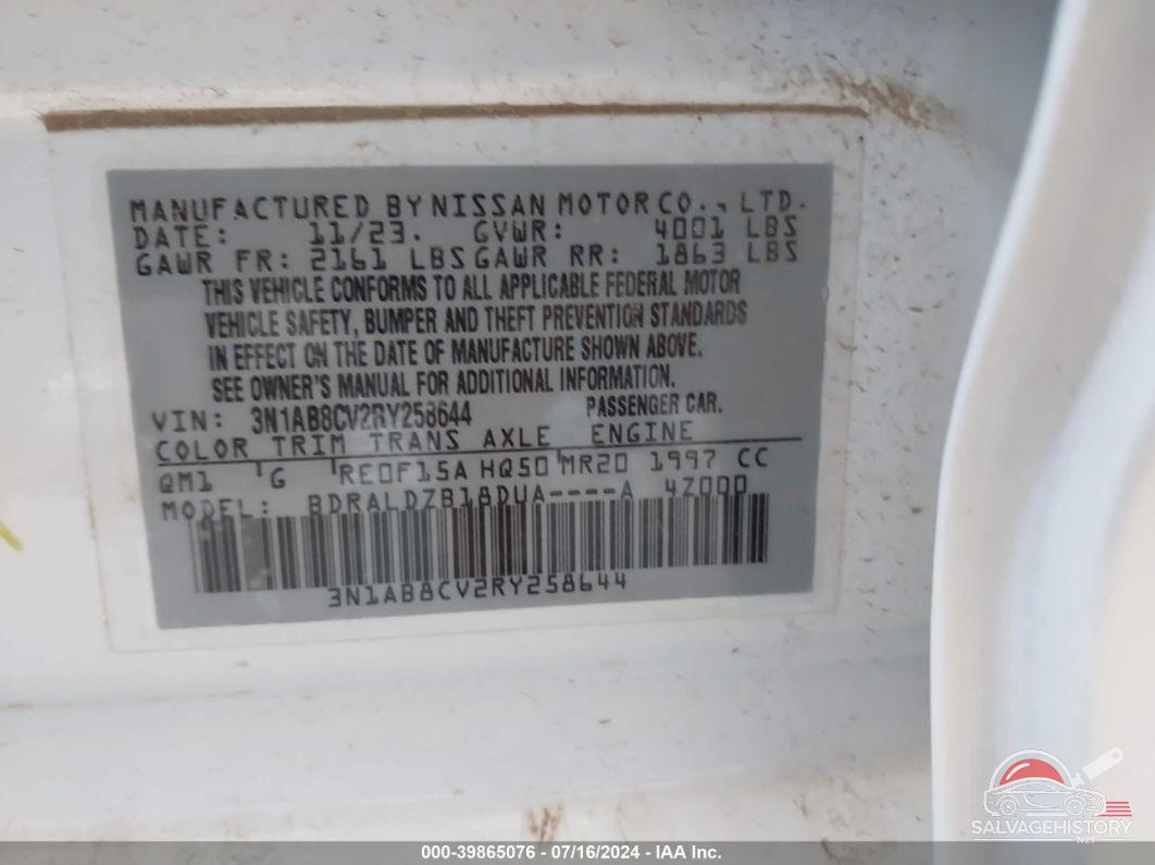 3N1AB8CV2RY258644 2024 NISSAN SENTRA photo no. 9