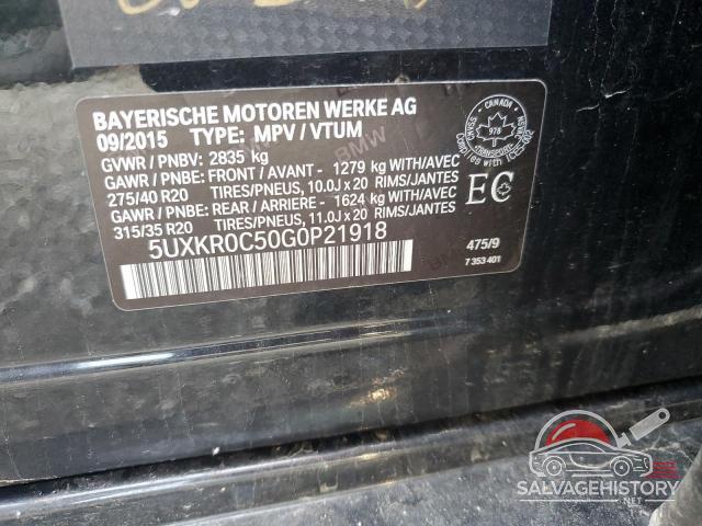 5UXKR0C50G0P21918 2016 BMW X5 photo no. 14