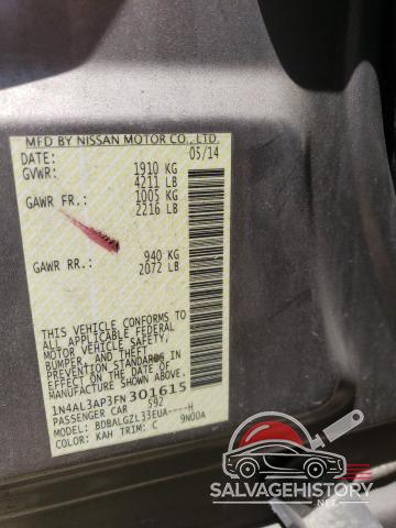 1N4AL3AP3FN301615 2015 NISSAN ALTIMA photo no. 12