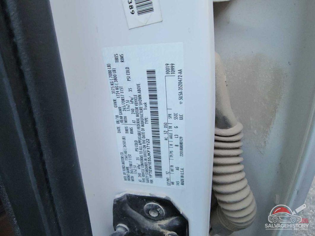 1FTEW1E55JKF17122 2018 FORD F150 photo no. 2