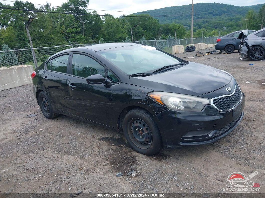 KNAFK4A63G5538071 2016 KIA FORTE photo no. 4