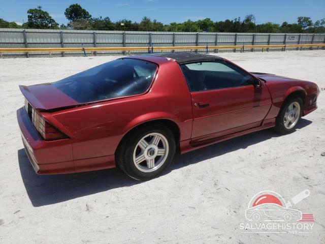 1G1FP23EXNL125787 1992 CHEVROLET CAMARO photo no. 3