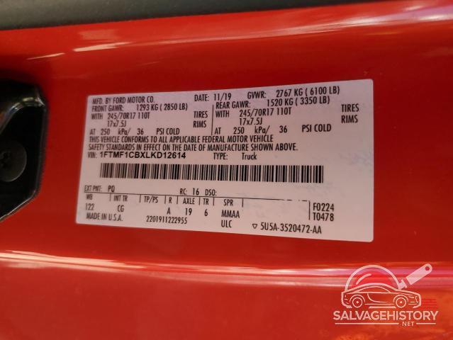 1FTMF1CBXLKD12614 2020 FORD All Models photo no. 13