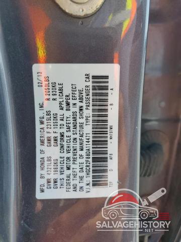 1HGCR2F88DA114471 2013 HONDA ACCORD photo no. 13