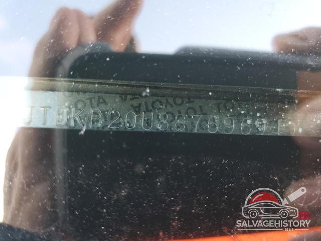 JTDKB20U887696949 2008 TOYOTA PRIUS photo no. 12