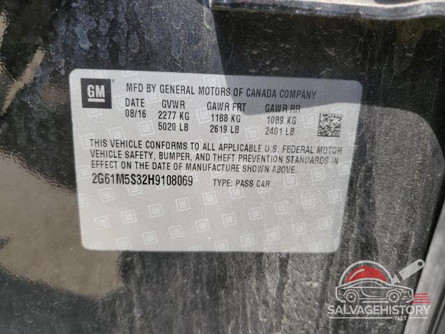 2G61M5S32H9108069 2017 CADILLAC XTS photo no. 12