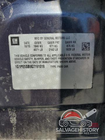 1G1PE5SB9G7191018 2016 CHEVROLET CRUZE photo no. 12