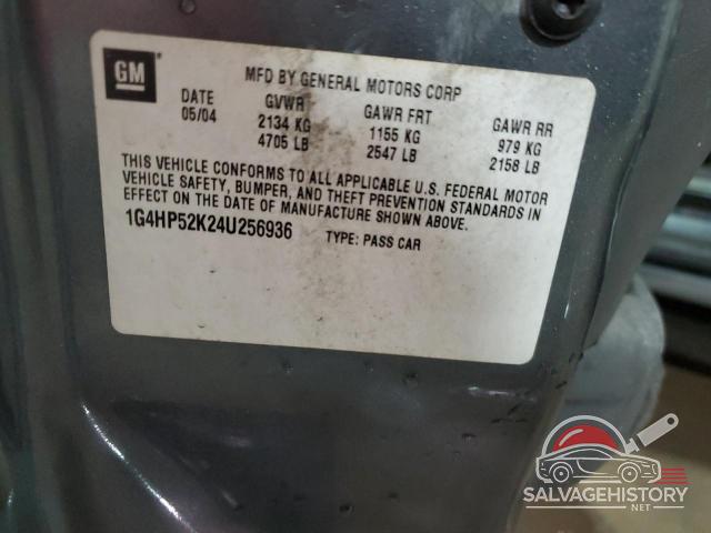 1G4HP52K24U256936 2004 BUICK LESABRE photo no. 12