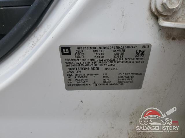 2GKFLSEKXH6126705 2017 GMC TERRAIN photo no. 13