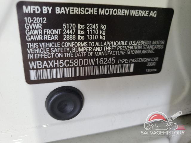 WBAXH5C58DDW16245 2013 BMW 5 SERIES photo no. 12