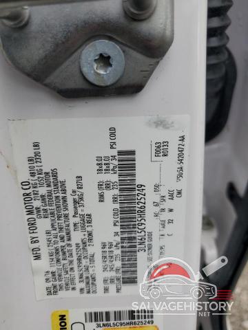 3LN6L5C95HR625249 2017 LINCOLN MKZ photo no. 12