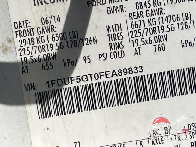 1FDUF5GT0FEA89833 2015 FORD F550 photo no. 4