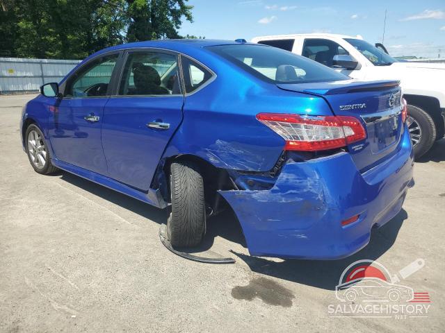 3N1AB7APXFY303257 2015 NISSAN SENTRA photo no. 2