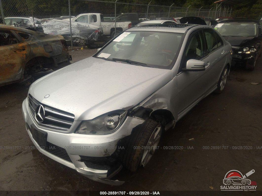 WDDGF8AB4EA967133 2014 MERCEDES-BENZ C-CLASS photo no. 2