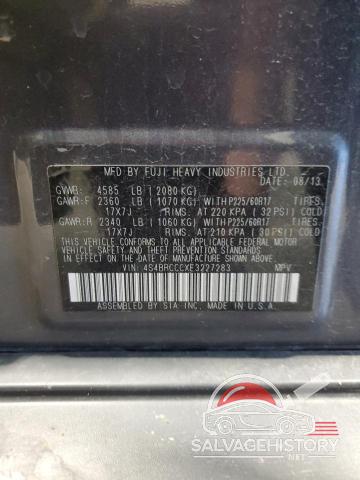 4S4BRCCCXE3227283 2014 SUBARU OUTBACK photo no. 13