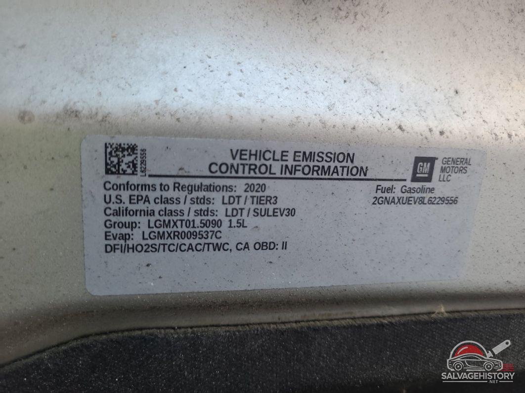 2GNAXUEV8L6229556 2020 CHEVROLET EQUINOX photo no. 6